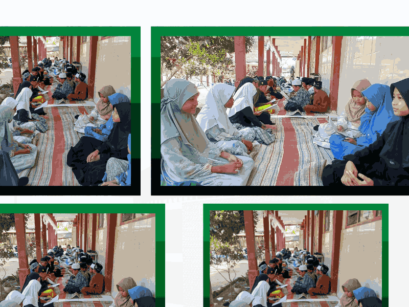 Khotmil Qur’an dalam rangka Hari Santri di SDN 4 Curah Tatal
