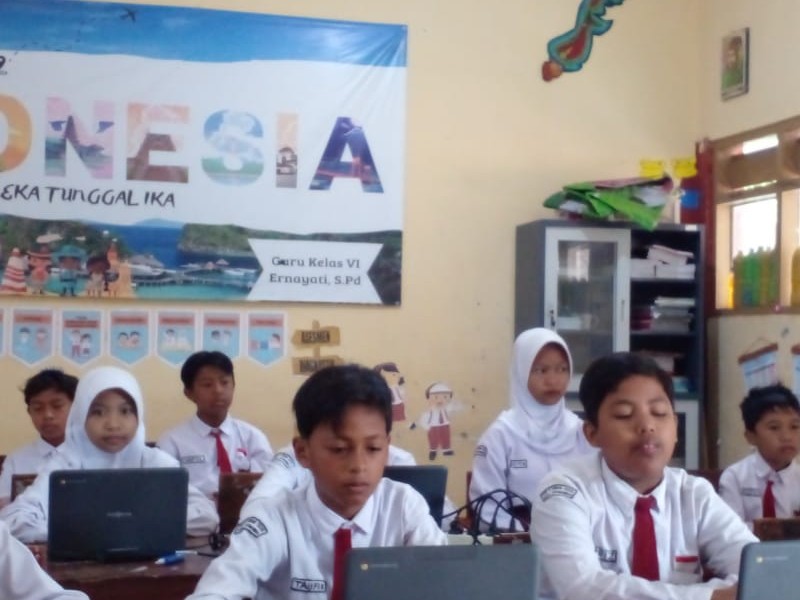 Pelaksananaan TRY OUT TKA SD Negeri 4 Curah tatal tingkat kecamatan